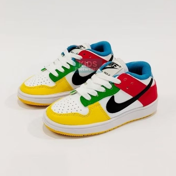 GRATIS Kaos Kaki>Sepatu Anak Air Force Model Tali Sepatu Sneakers Anak Cowok Cewek Usia 2 - 10 Tahun