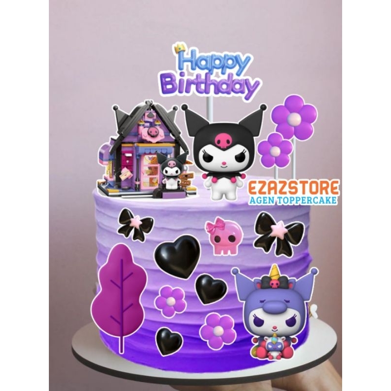 [Whispers] topper kuromi, topper cake kuromi, topper karakter kuromi