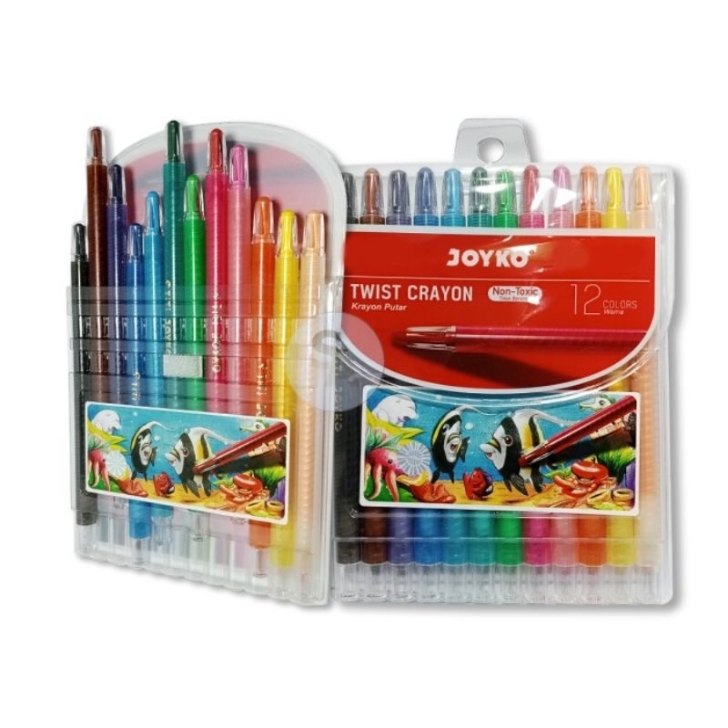 

kerayon puter Joyko 12 Warna