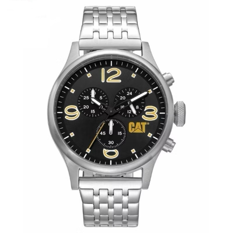 New promo 100% asli Caterpillar QB.143.11.137 Jam Tangan Pria Analog Dial Black Original & Garansi