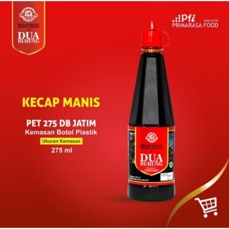 

Kecap Manis Dua Burung 275 mL