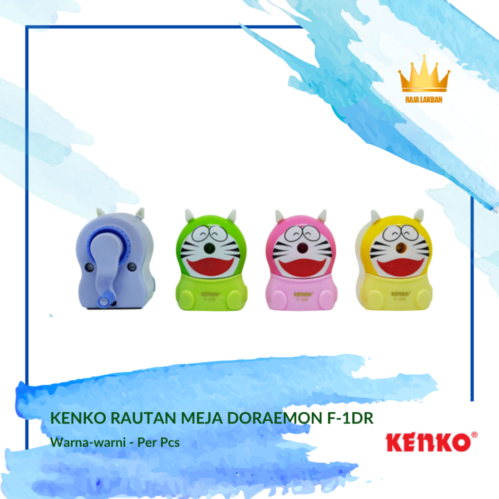 

Serutan Rautan Pensil Meja Kenko Doraemon F-1DR/ Warna-warni - Pcs