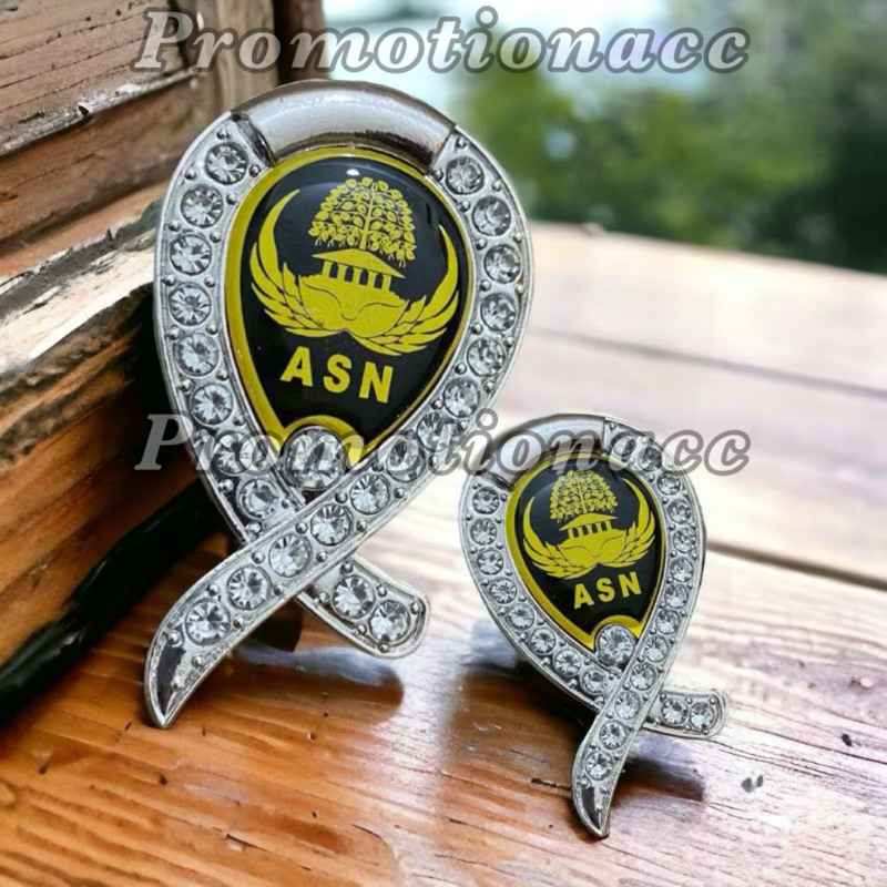 Bros ASN Pin Bross Mutiara Logo ASN Silver Peniti 100% ORIGINAL PREMIUM