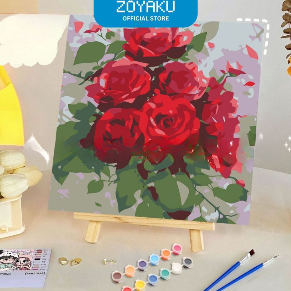 

On Sale Paket Melukis Paint By Numbers Kit Anak Kanvas Gambar Colouring Belajar Mewarnai STY754