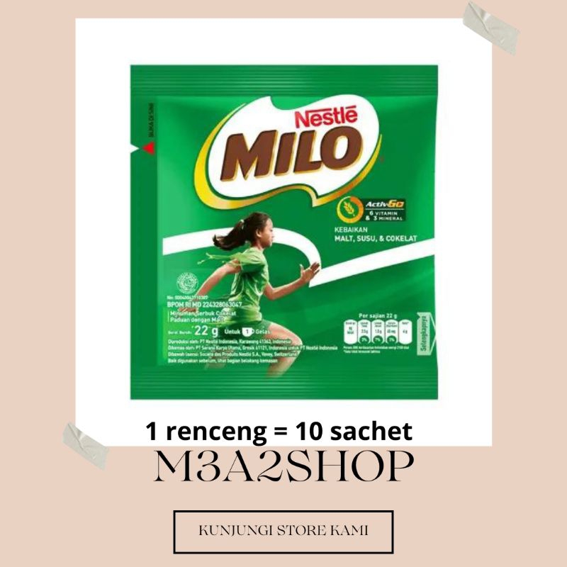 

MILO RENTENG ISI 10 SACHET