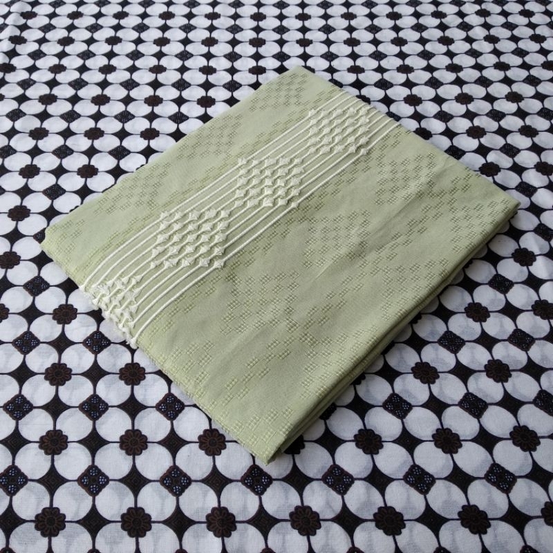 Kain Tenun Bulu Sage Green