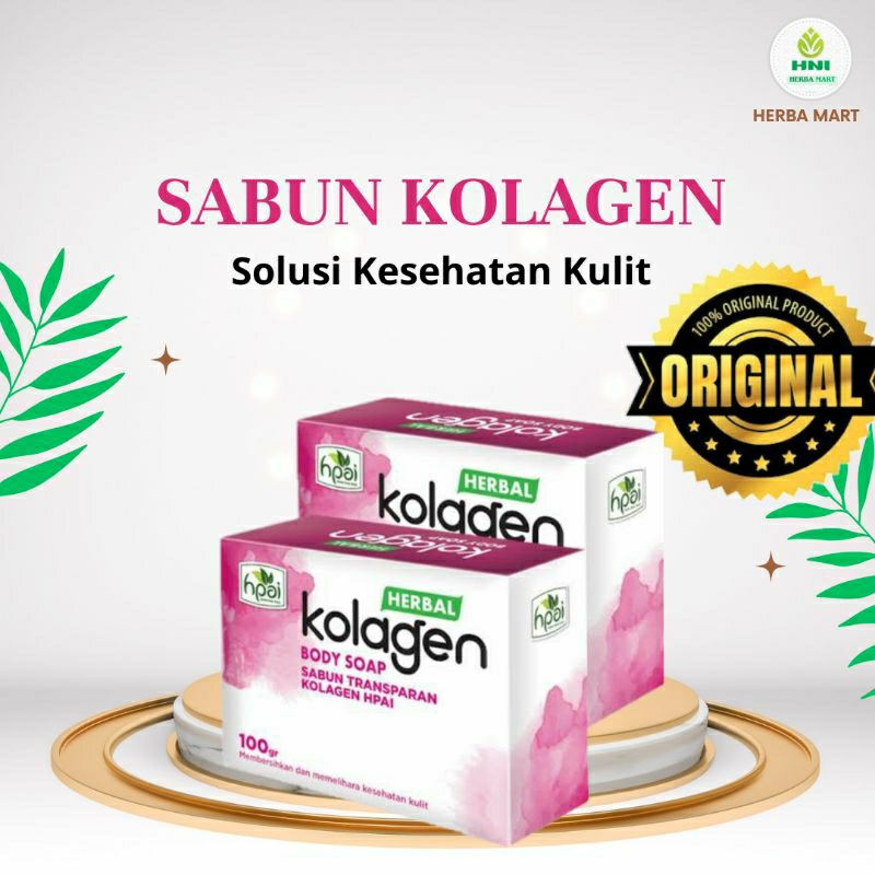 SABUN KOLAGEN HNI HPAI / Pemutih Wajah dan Badan