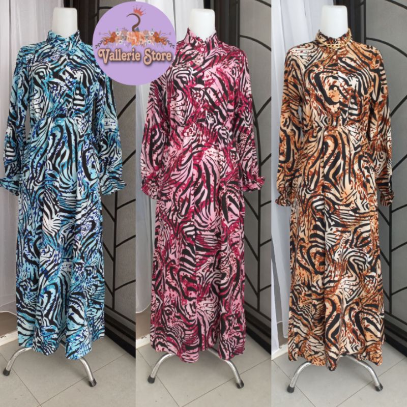 [VS] Dress SULTAN Pinkdose || Gamis Pinkdose || Dress ZebraLeopard