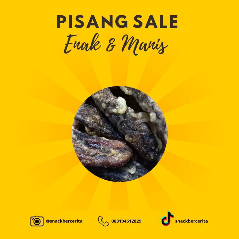 

Pisang Sale Manis Dan Lezat SNACKBERCERITA