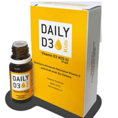 Daily D3 Kids Vitamin D3 400IU Drops