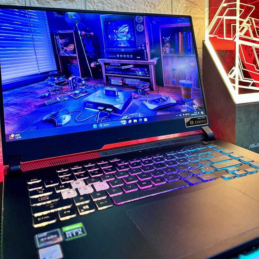 Asus ROG Strix G513QC R7 RTX 3050 16 GB 100% sRGB Gaming Desain Resmi ASUS