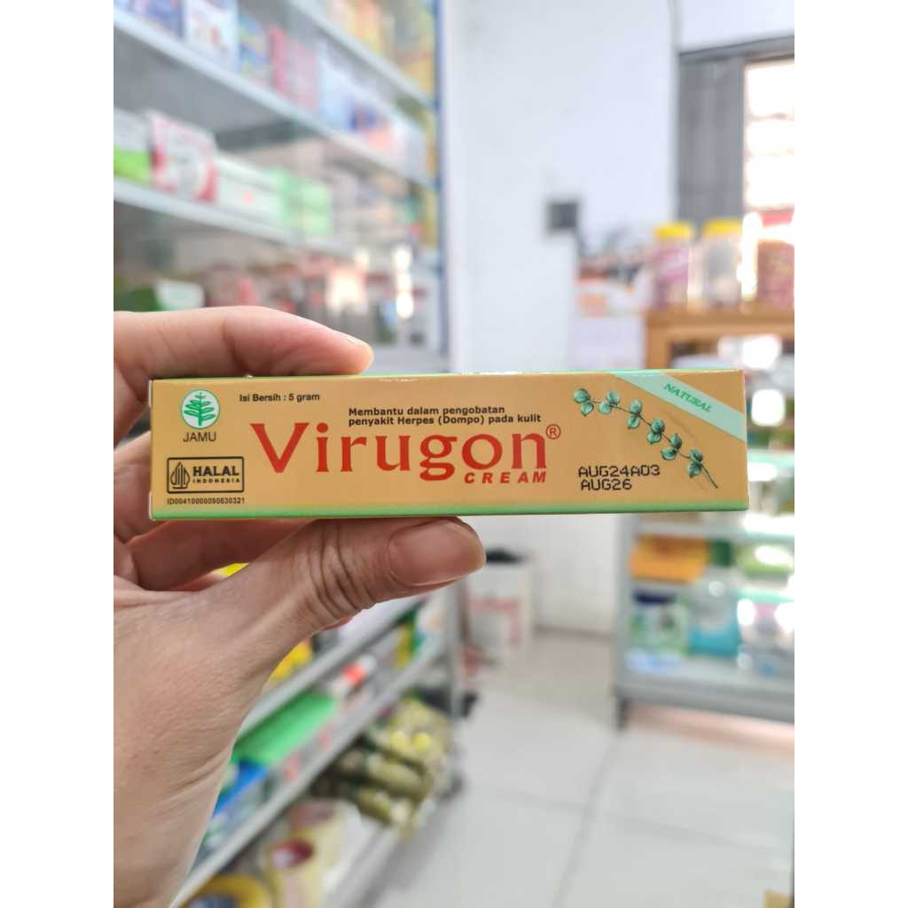 VIRUGON CREAM 5GR SALEP HERPES DOMPO KULIT