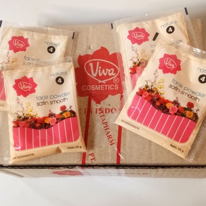 (5pcs) VIVA BEDAK TABUR SASET 25g (no 4)