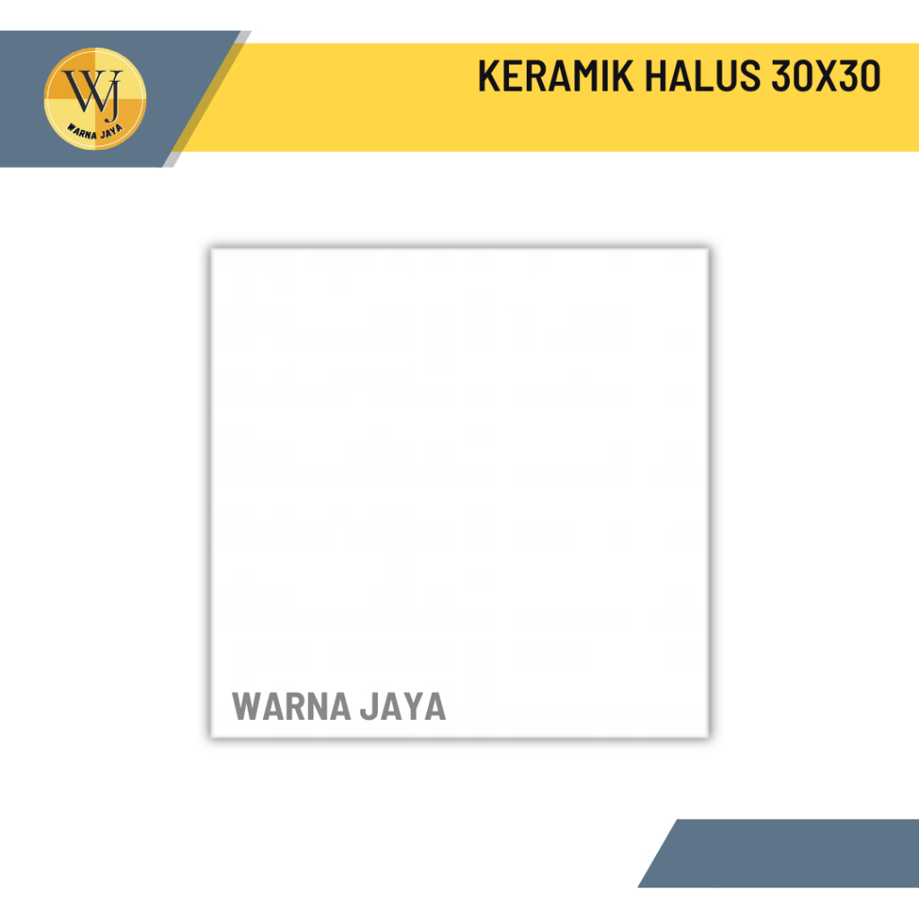 Keramik Halus Warna Putih Polos Ukuran 30X30 CM 50 Dus