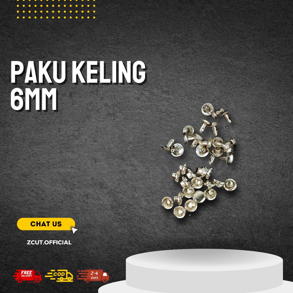Paku keling ukuran 6 mm