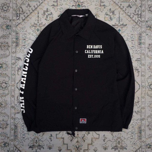 BEN DAVIS COACH JACKET BLACK