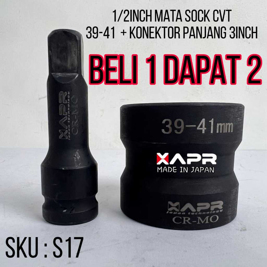 MATA SOK 39-41MM APR S17 CR-MO MATA SHOCK IMPACT 1/2 KUNCI MATA SOK