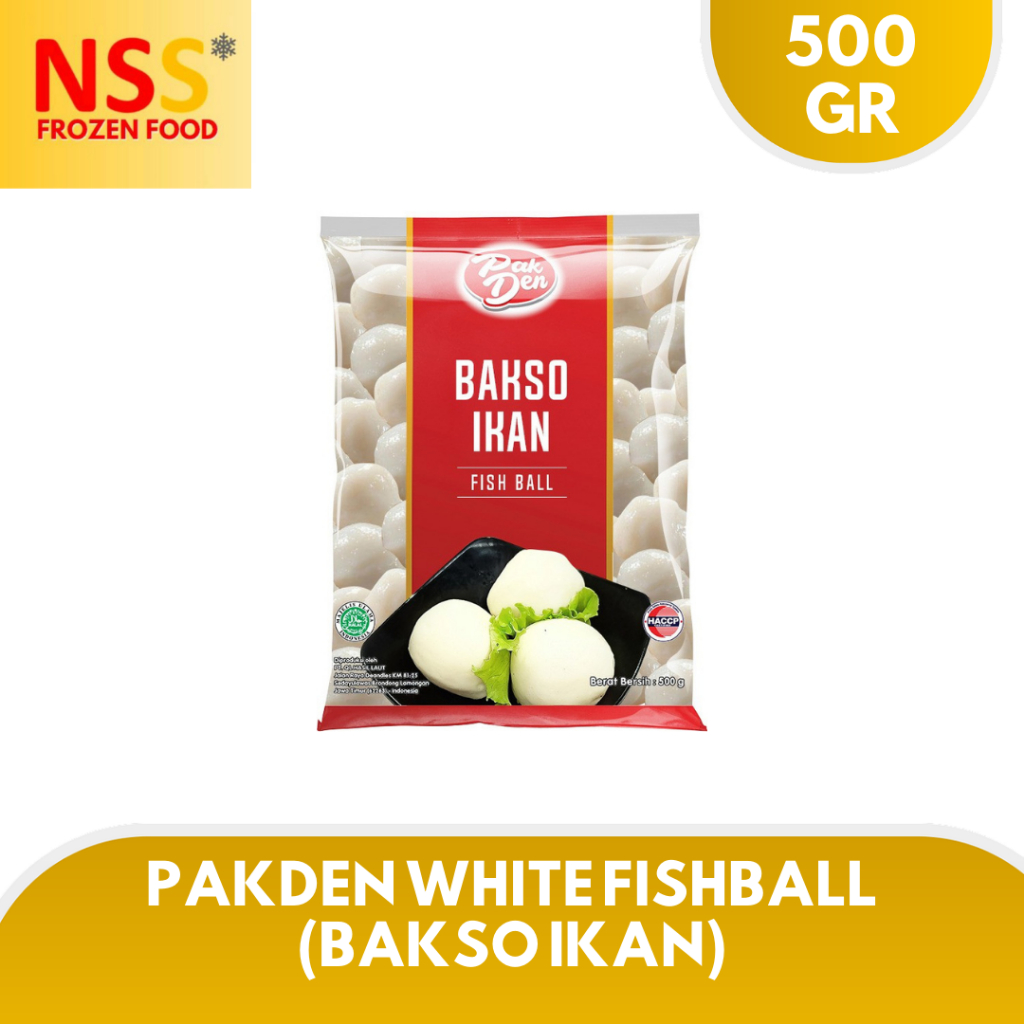 

PAK DEN WHITE FISHBALL (BAKSO IKAN) 500 GR
