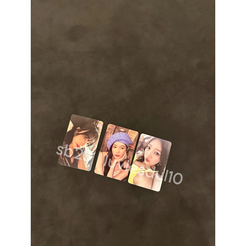 PC photocard official joy park sooyoung Red Velvet album birthday chilkill the velvet