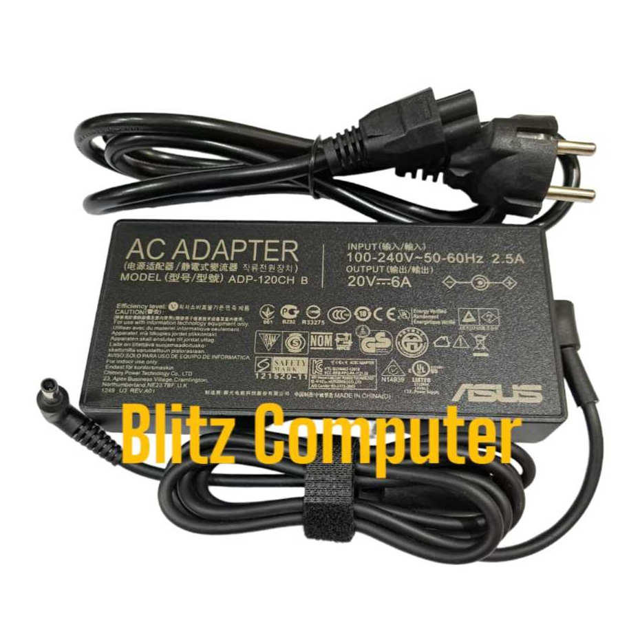 Adaptor Charger MSI GF63 Thin 11UC 11SC 11UCX-1424US MS-16R5 20V 6A