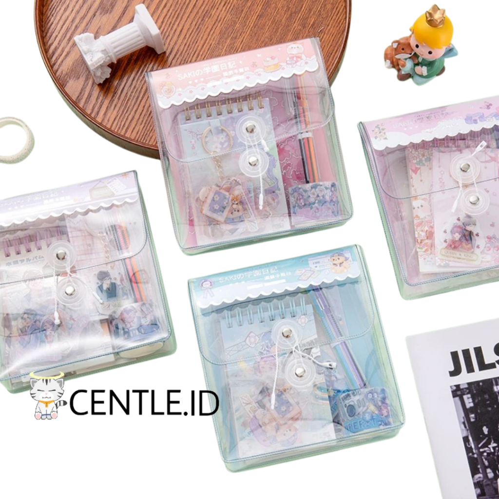 

CENTLE.ID PAKET STIKER JBE-SCD POUCH BENING [ WASHI TAPE 2 ROLL|BUKU STIKER|KERTAS JADWAL|PEN CETEK|BUKU STIKER ] STIKER LUCU BAGUS TERMURAH
