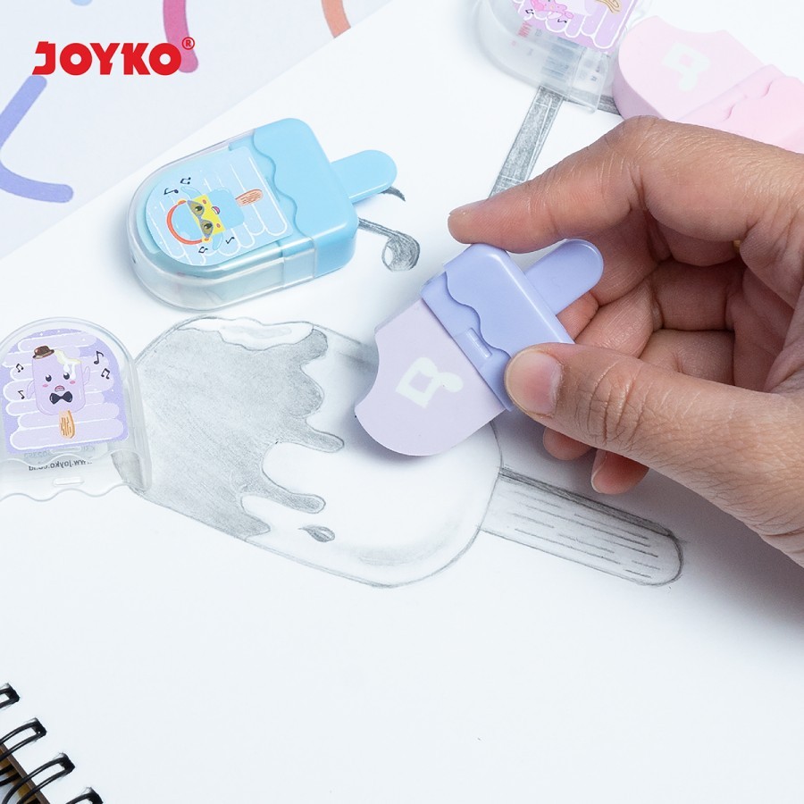 

Penghapus Pensil Joyko ER-129 Ice Pop Original (1 PCS) / Penghapus Joyko Ice Pop ER129 / Penghapus Fancy