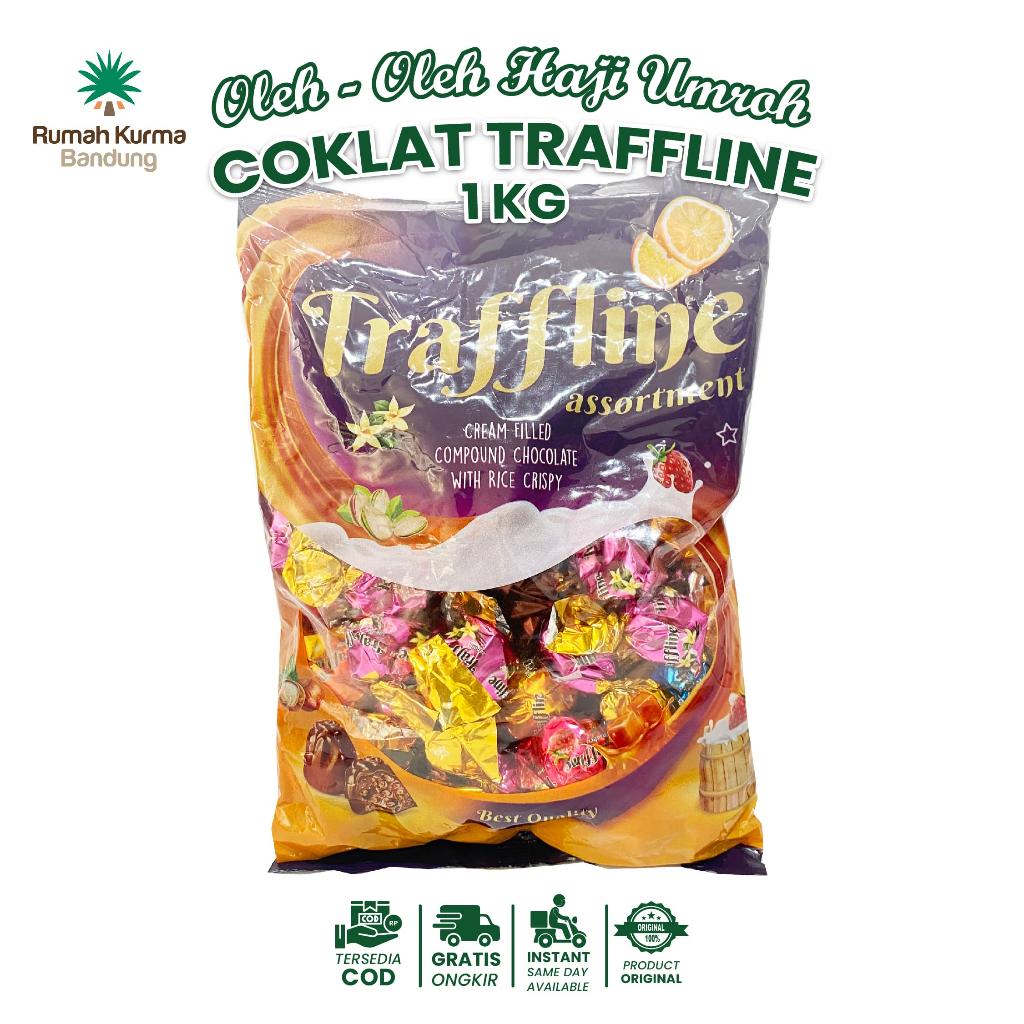 

Coklat Arab Traffline Mix 1KG Oleh Oleh Haji dan Umroh