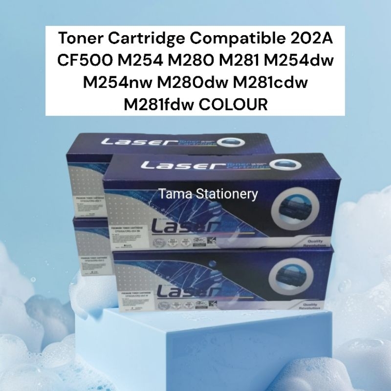 Toner Cartridge Compatible 202A CF500 Printer LJ M254 M280 M281 M254dw M254nw M280dw M281cdw M281fdw