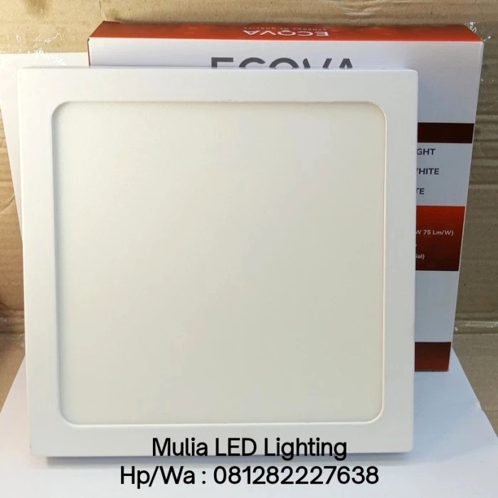 Ecova Downlight/DL Panel light Inbow Kotak 18 Watt