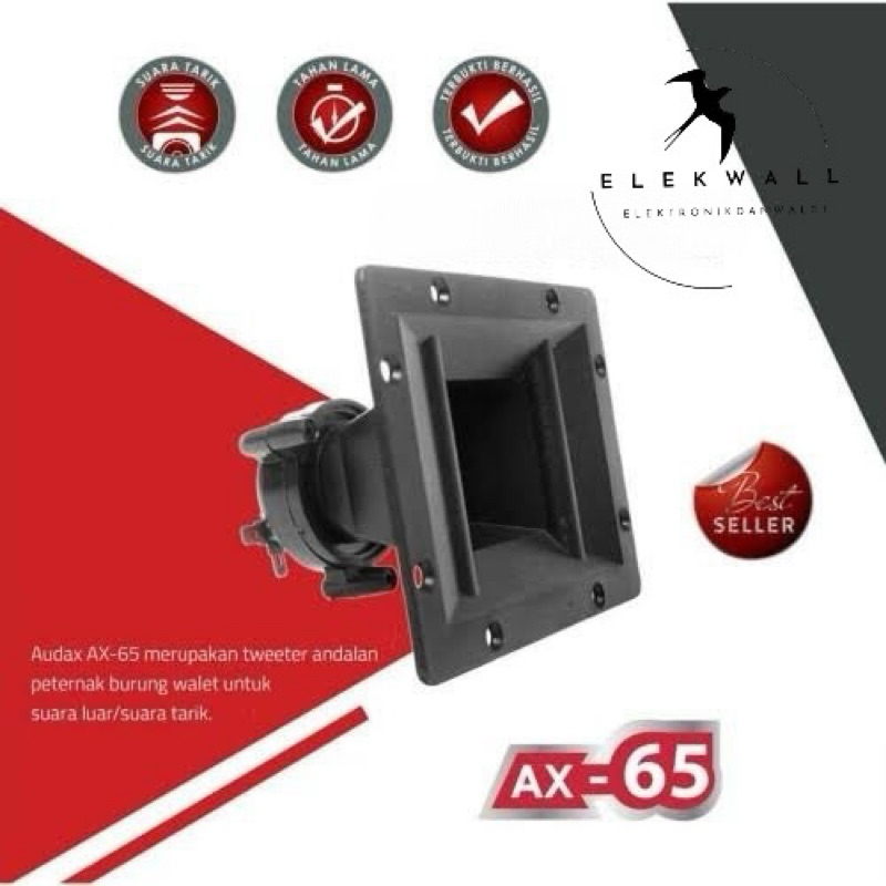 AUDAX 65 tweeter  Multifungsi panggil, tarik, inap