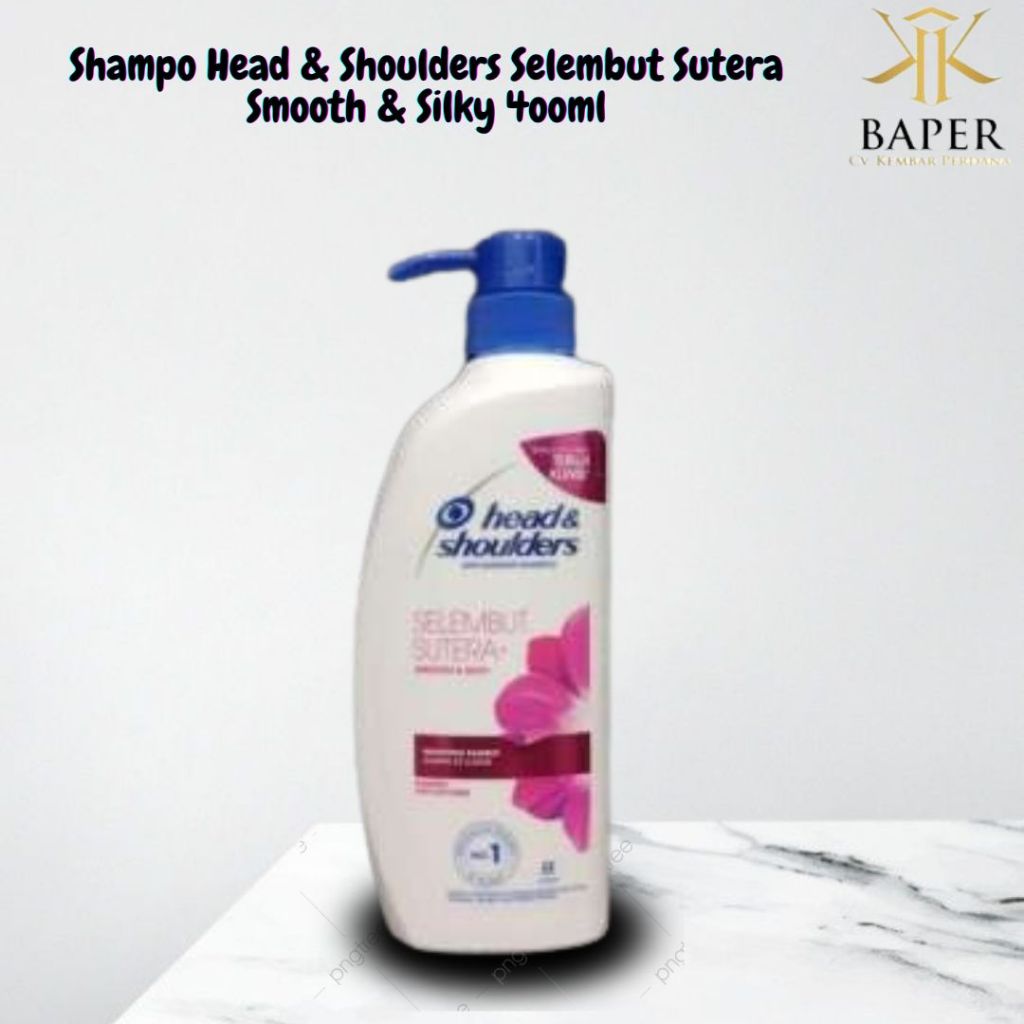 Shampo Head & Shoulders Selembut Sutera Smooth & Silky 400ml / Shampo H&S / Sampo / Shampoo / Head &