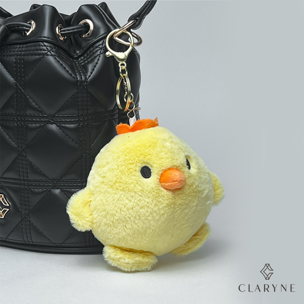 Claryne Chick Bag Charm | Gantungan Kunci Unik dan Lucu untuk Segala Tas | No Brand