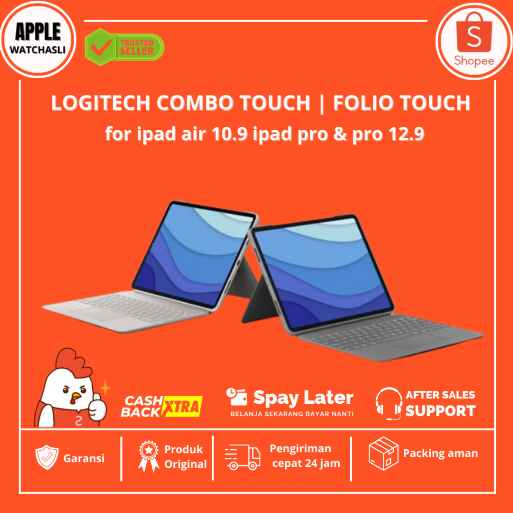 Logitech Combo Touch | Folio Touch | Slim Folio Keyboard Case iPad Pro 11 12.9 2021 M1 2020 Air 4 iP