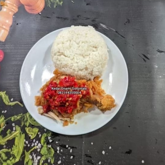 

paket hemat ayam geprek crispy