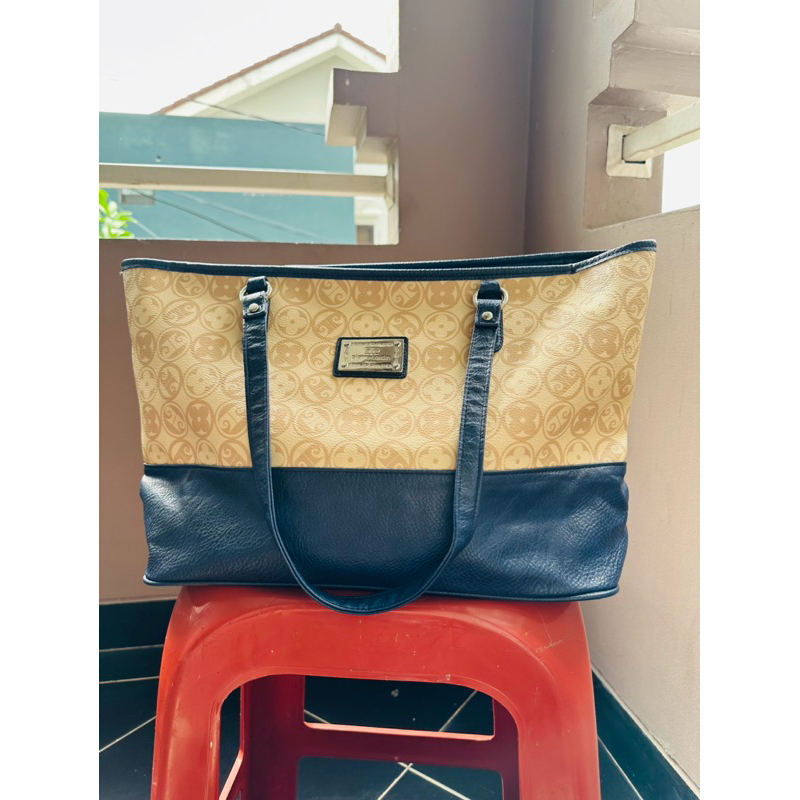 pierre cardin tote bag preloved tas piere cardin tote bag tas besar tas travel tas wanita branded