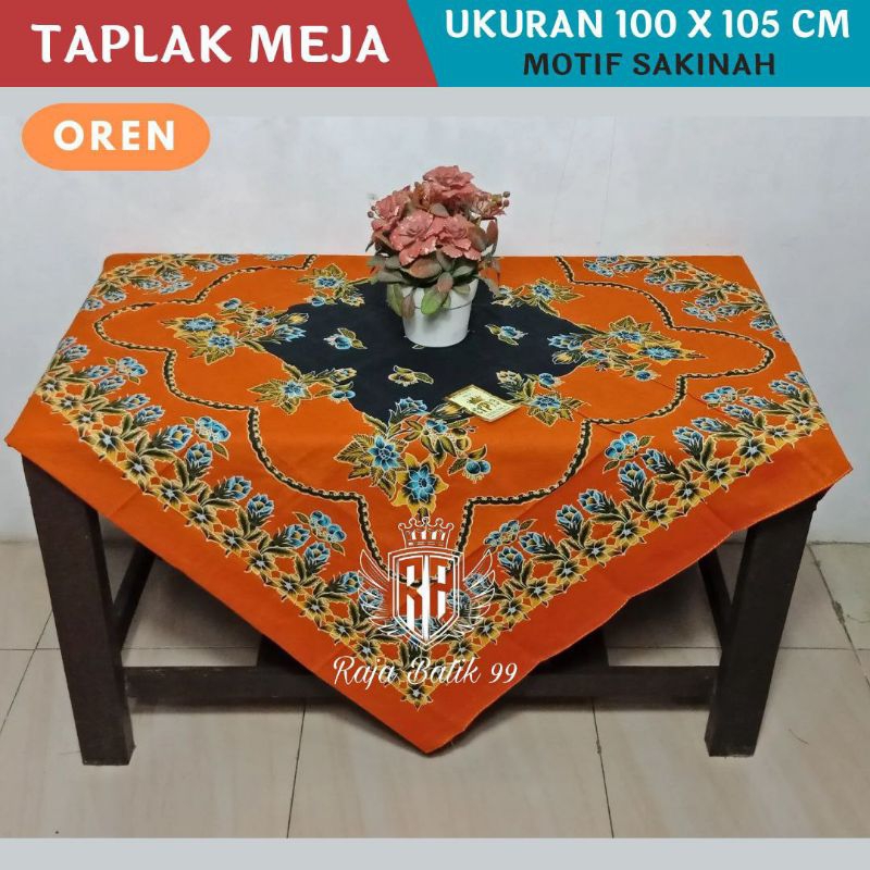 Berkualitas Taplak Meja Tamu Guru Sekolah Aesthetic Bahan Kain Batik Halus Segiempat Terbaru 2025
