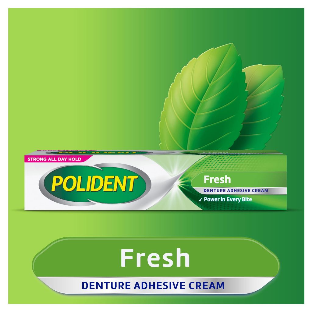 POLIDENT DENTURE ADHESIVE 60GR