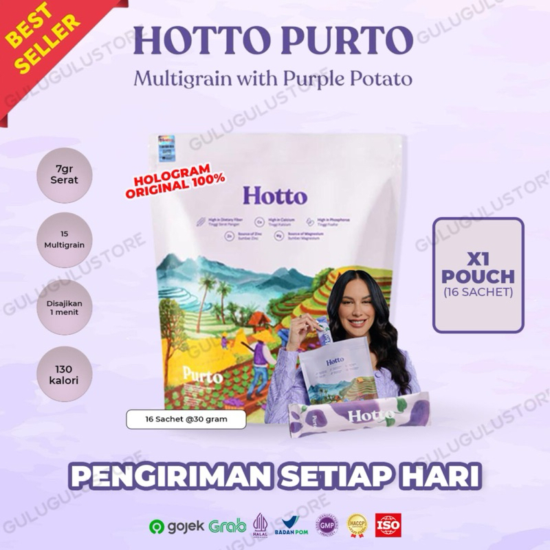 

Hotto Purto Multigrain kemasan baru berhologram 100% ORIGINAL