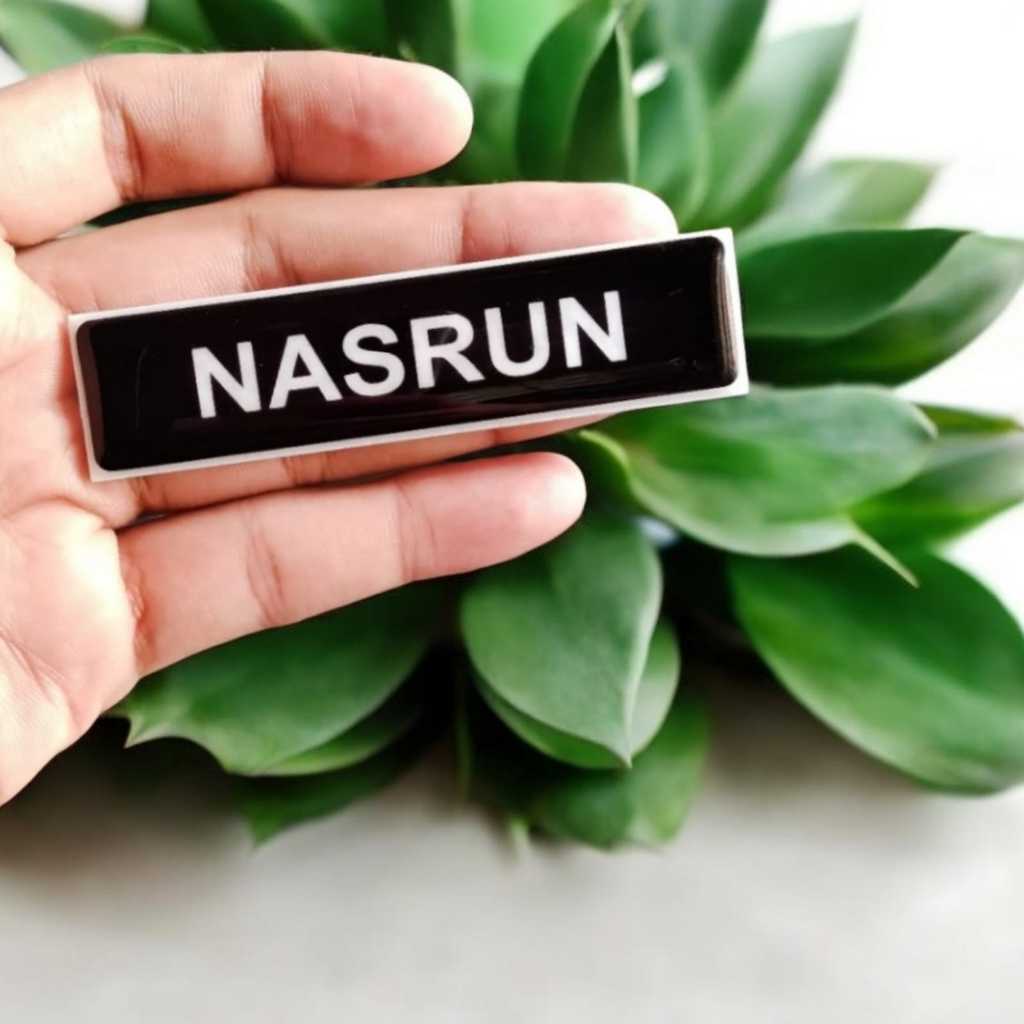 

Name Tag Papan Nama Guru Name tag Satpan Papan Nama Timbul Name tag Timbul name tag resin name tag akrilik