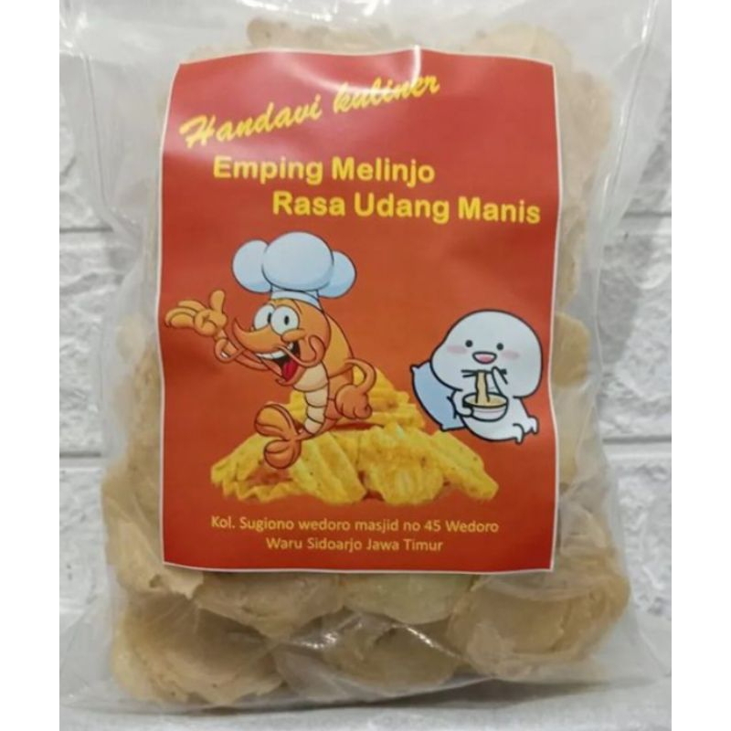 

emping melinjo rasa udang manis