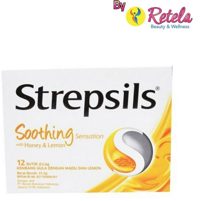 

STREPSILS HONEY & LEMON SACHET 12 TABLET HISAP