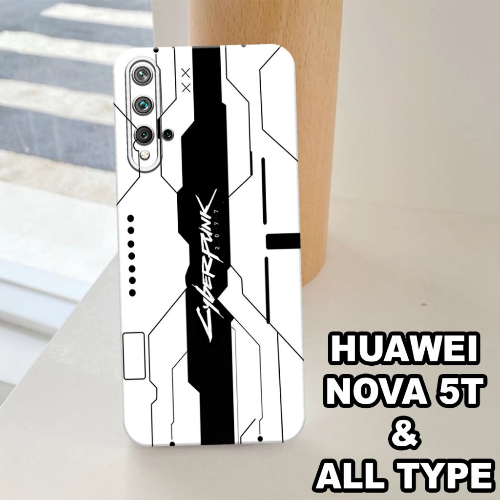 G44 - Silikon HUAWEI NOVA 5T - Softcase pro camera HUAWEI NOVA 5T - Motif ROG - Bahan  Karet Lentur 