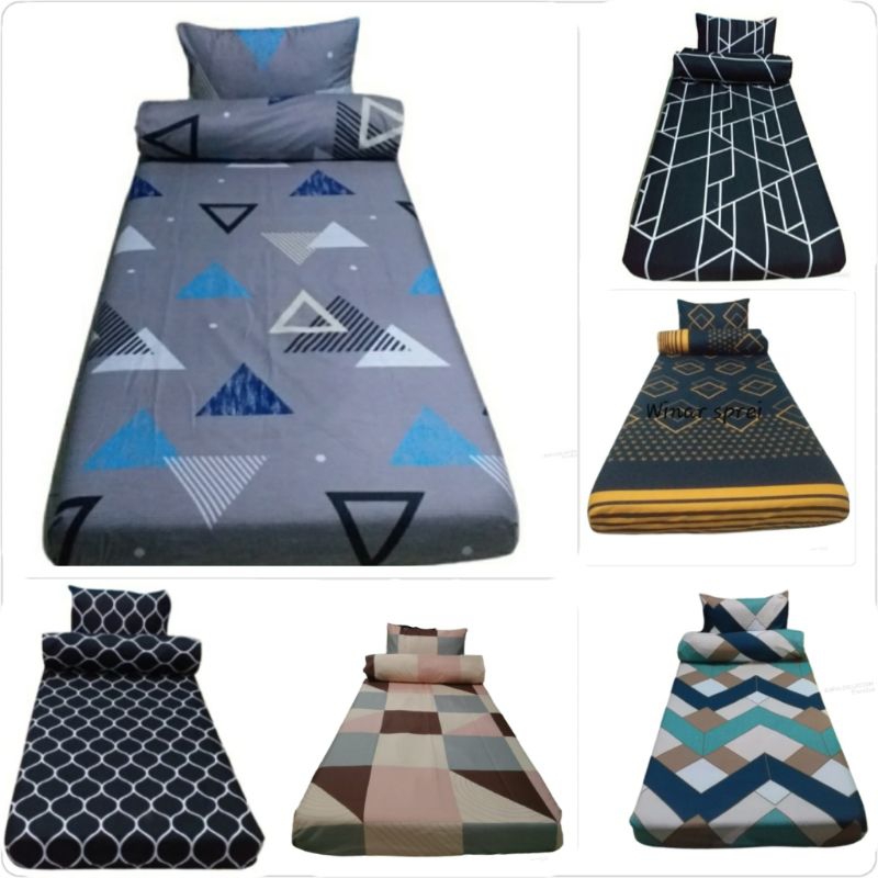 Sprei single terbaru no 4 uk 90x200x15