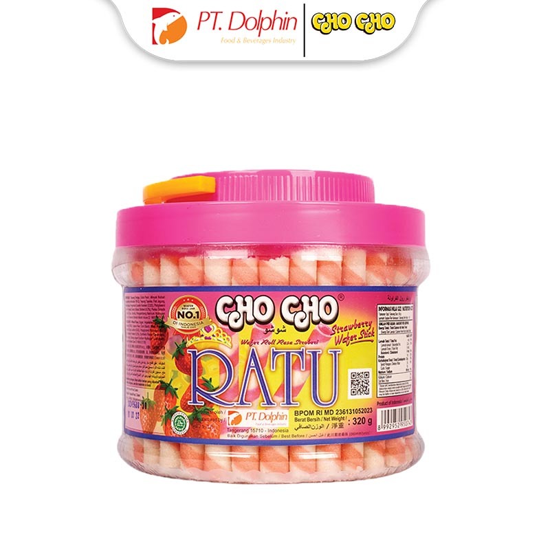 

Cho Cho Ratu Wafer Stick Strawberry 320gr