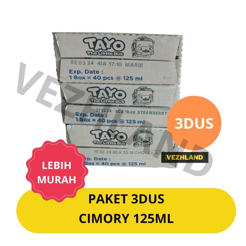 

[PAKET 3DUS] Susu UHT Cimory 125ml Gambar Tayo (Grosir) (Surabaya)