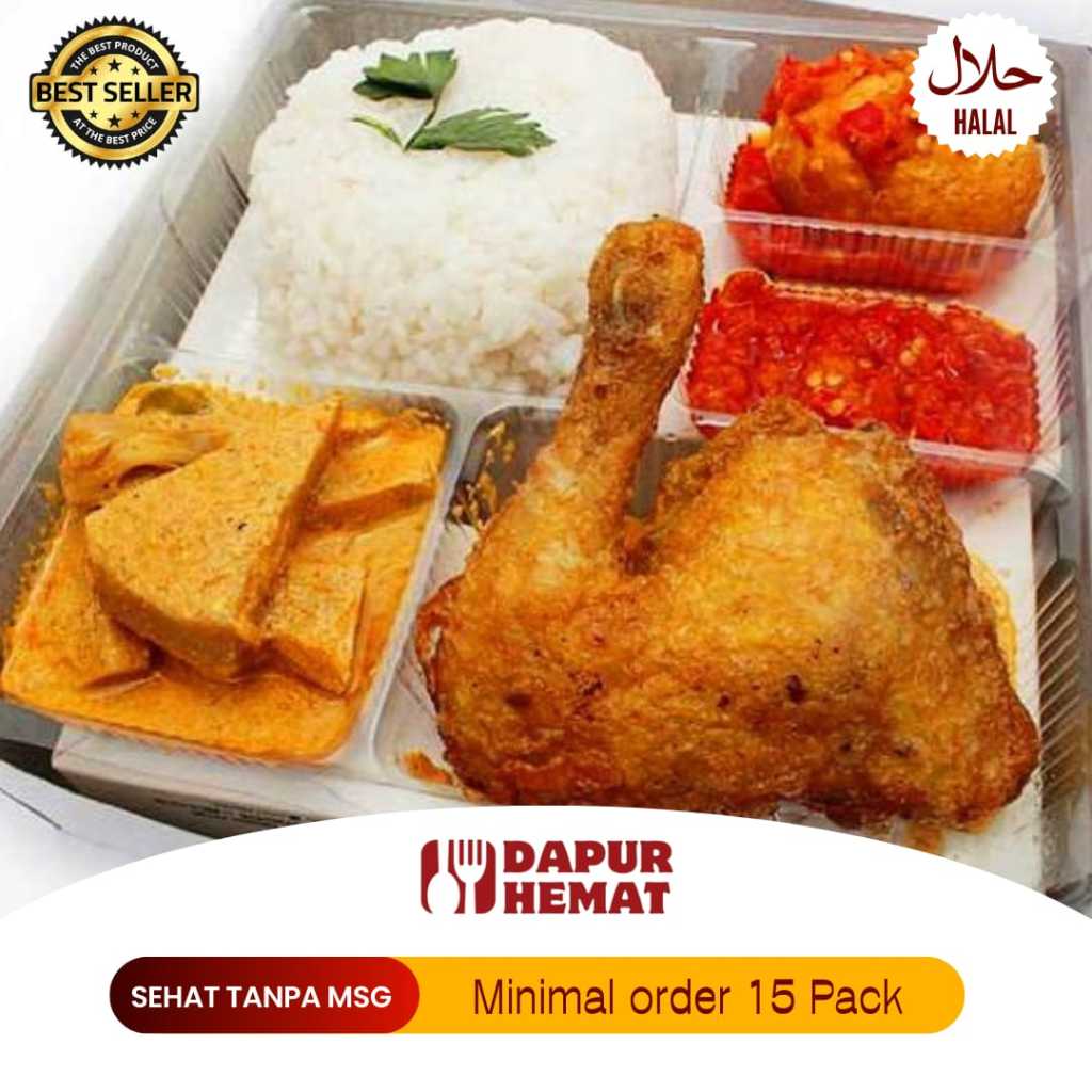 

Dapur Hemat - Catering Paket Nasi Ayam Goreng Paling Enak Lezat Viral/Populer Makanan Favorit Acara