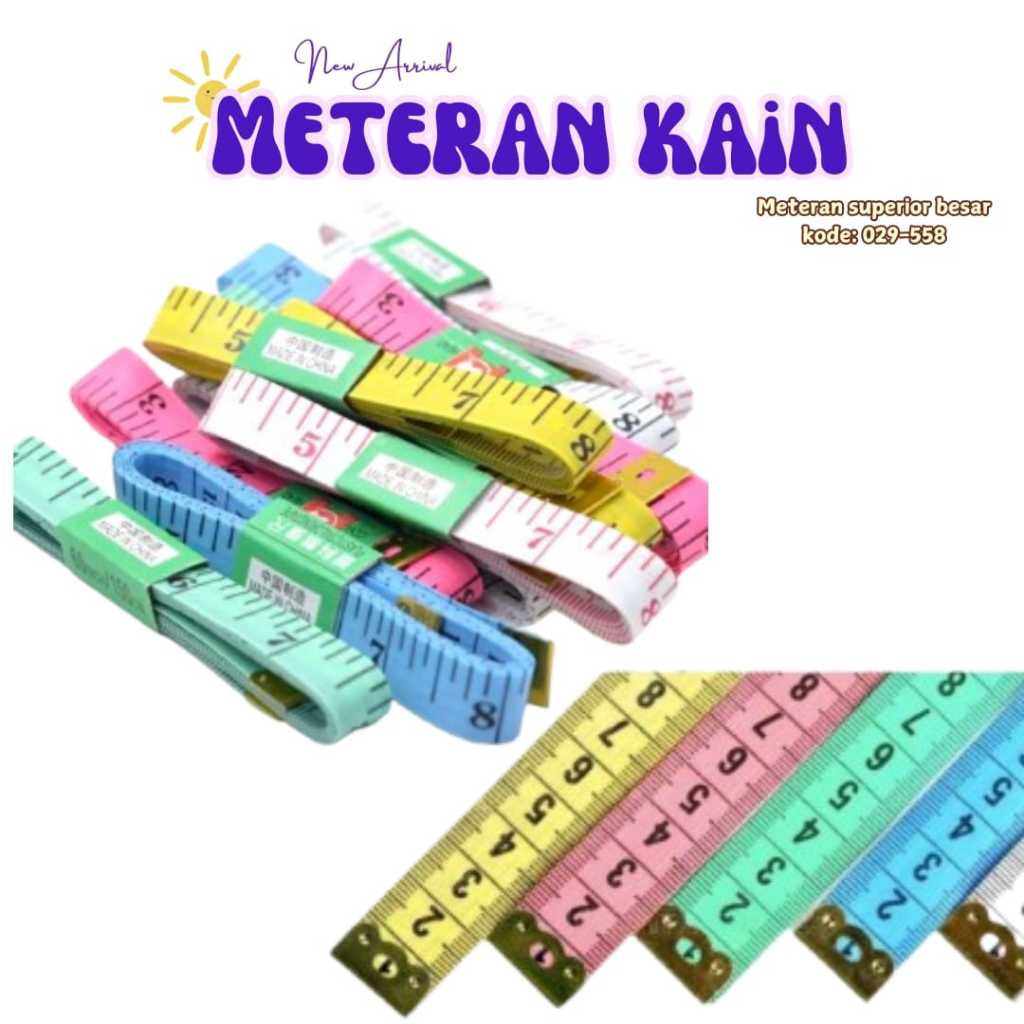 METERAN JAHIT  SUPERIOR BESAR / ALAT UKUR BAJU PAKAIAN