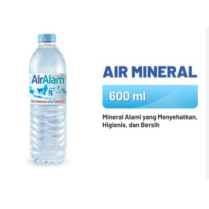 

AirAlam 600ml per box isi 24 botol