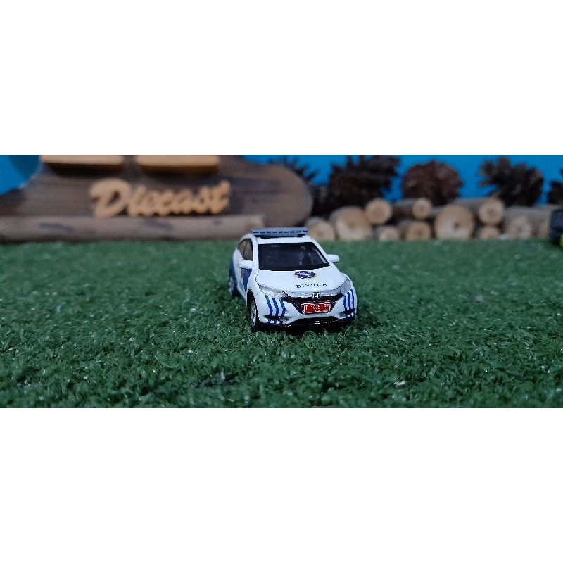 Diecast Miniatur Honda HRV dishub Karawang skala 1:64