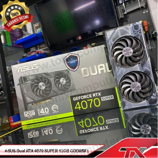 ASUS Dual RTX 4070 SUPER 12GB GDDR6X | VGA Gaming RTX 4070 Super